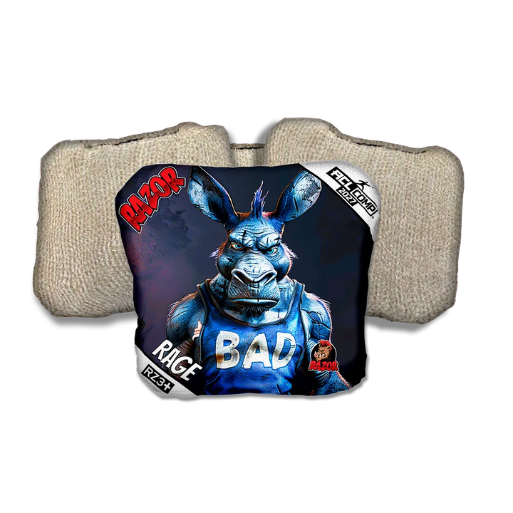 Rage COMP Old Bad Ass Tan Back Cornhole Bags