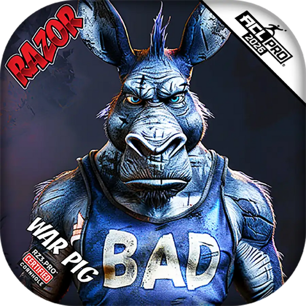 War Pig PRO | Old Bad Ass | ACL PRO Razor Cornhole Bags