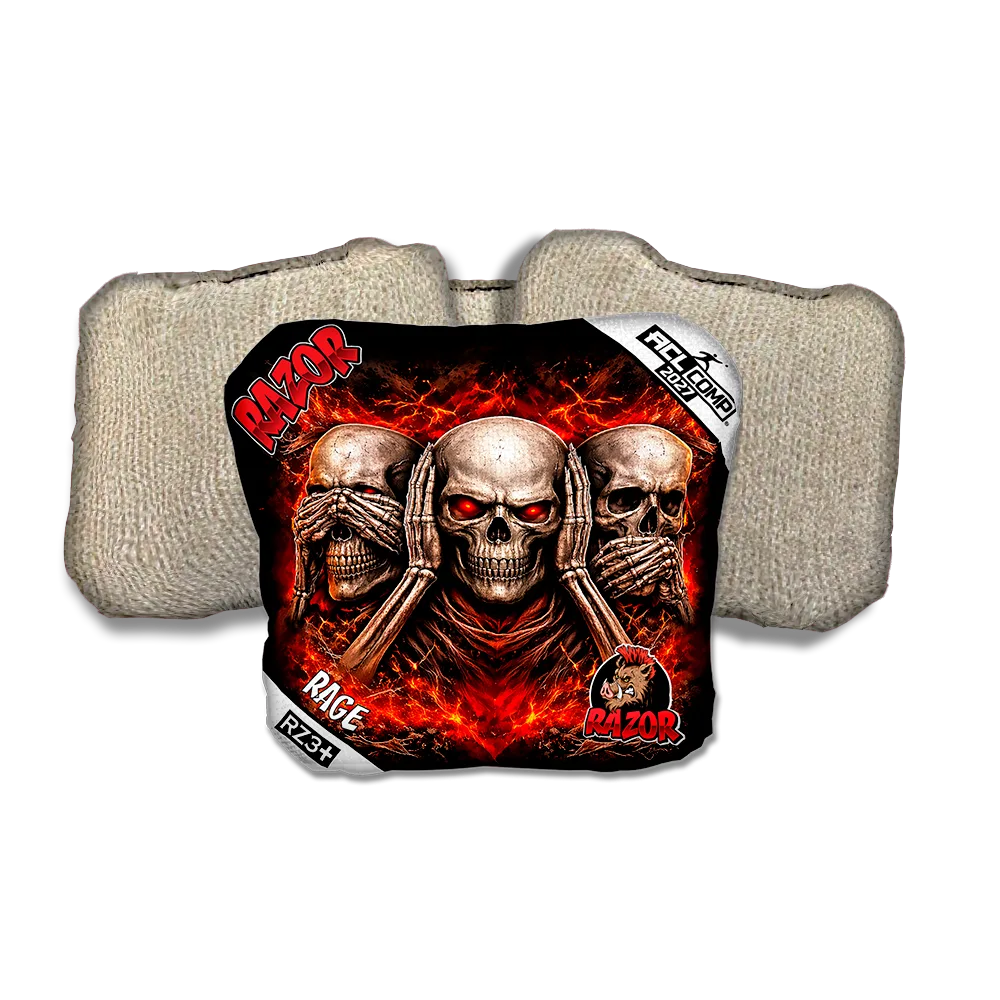Rage COMP Omission Tan Back Cornhole Bags