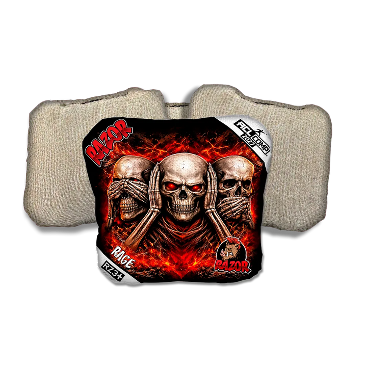 Rage COMP Omission Tan Back Cornhole Bags