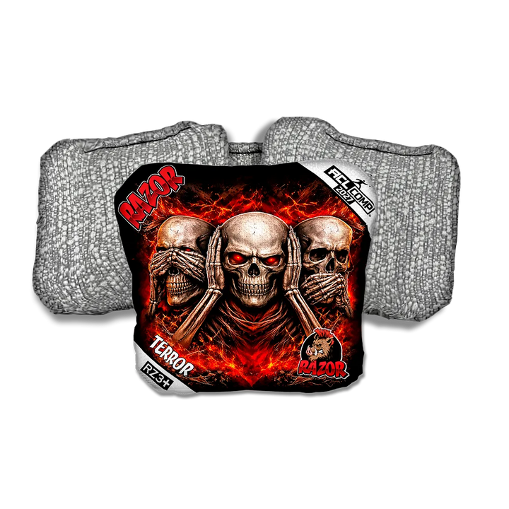 Terror COMP Omission Silver Back Cornhole Bags