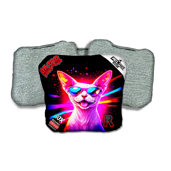 10 X PRO Phynx Party Animals Light Back Cornhole Bags