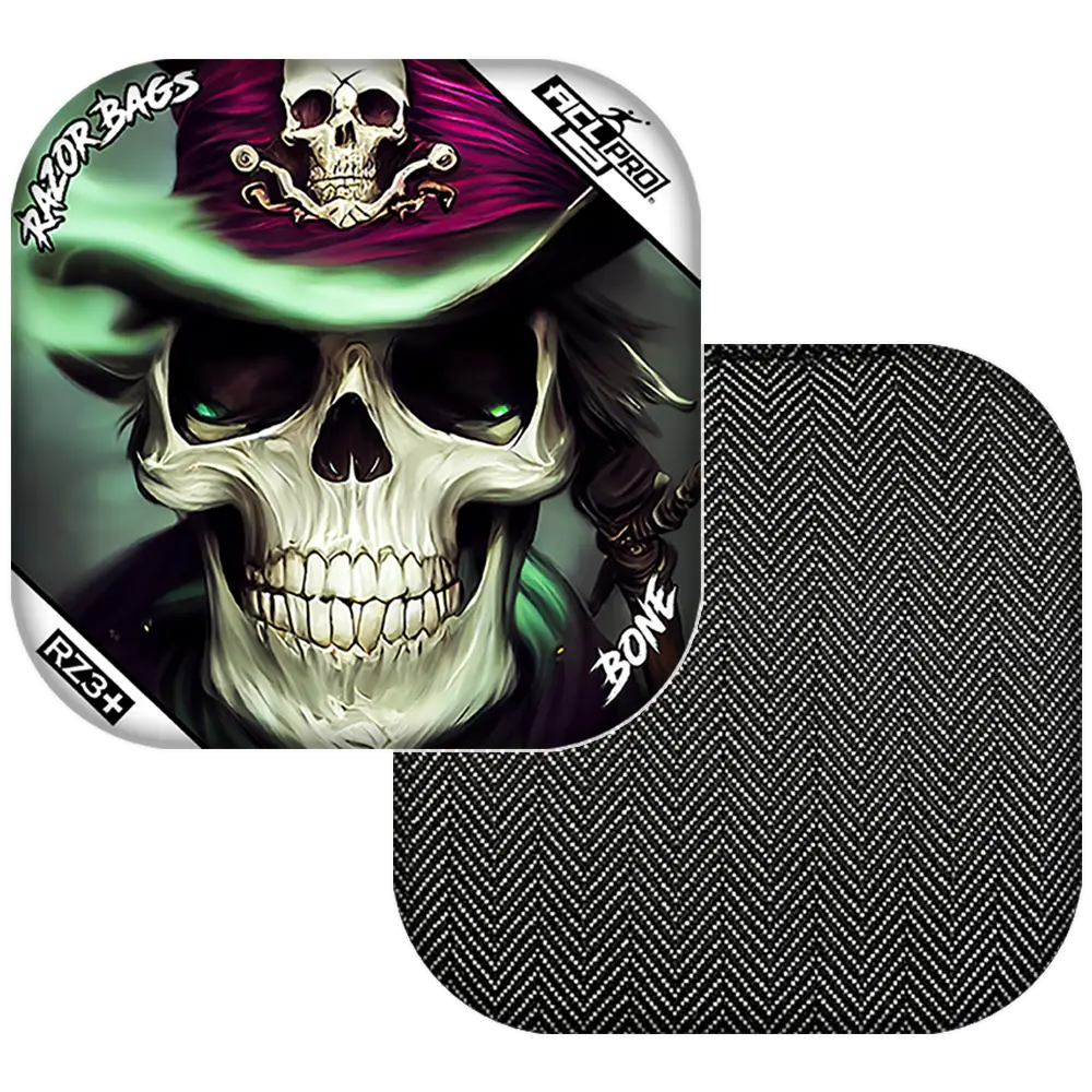 Bone | Pirate | ACL PRO Razor Cornhole Bags