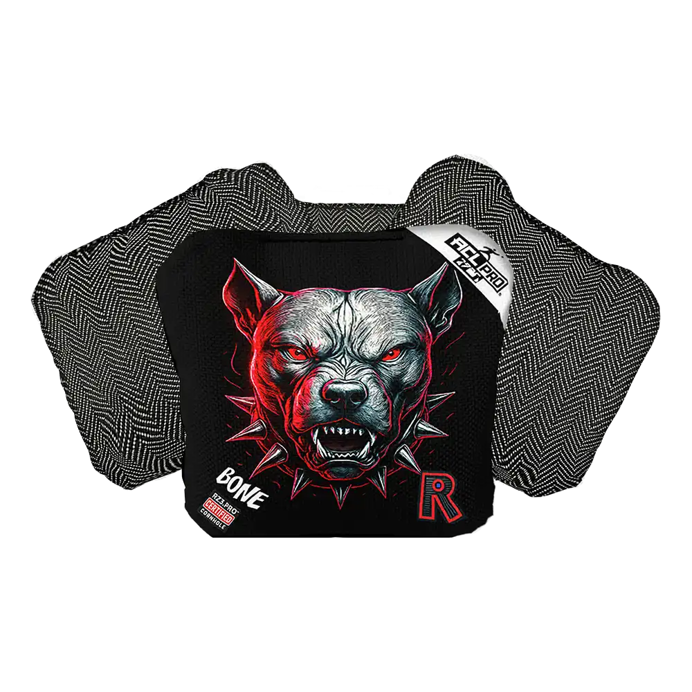 Bone | Pitbull Black Series | ACL PRO Razor Cornhole Bags