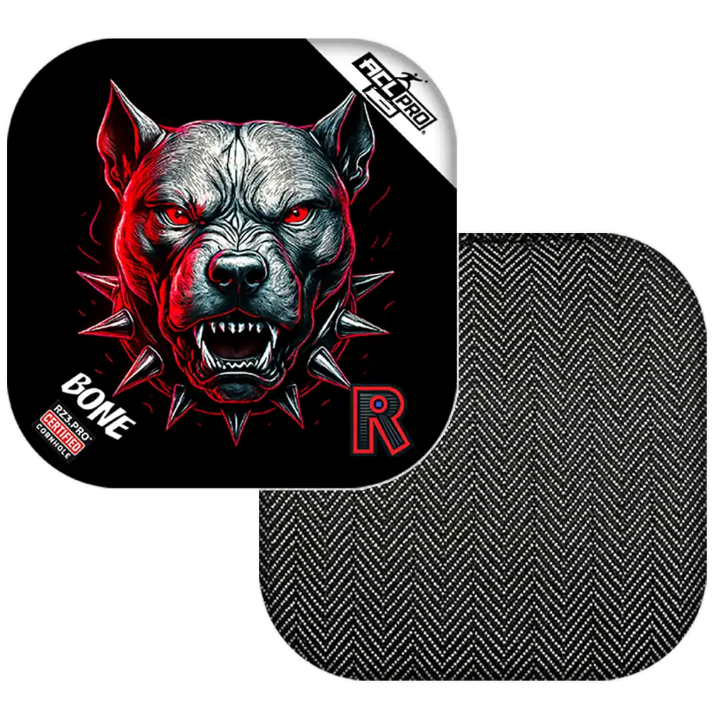 Bone | Pitbull Black Series | ACL PRO Razor Cornhole Bags