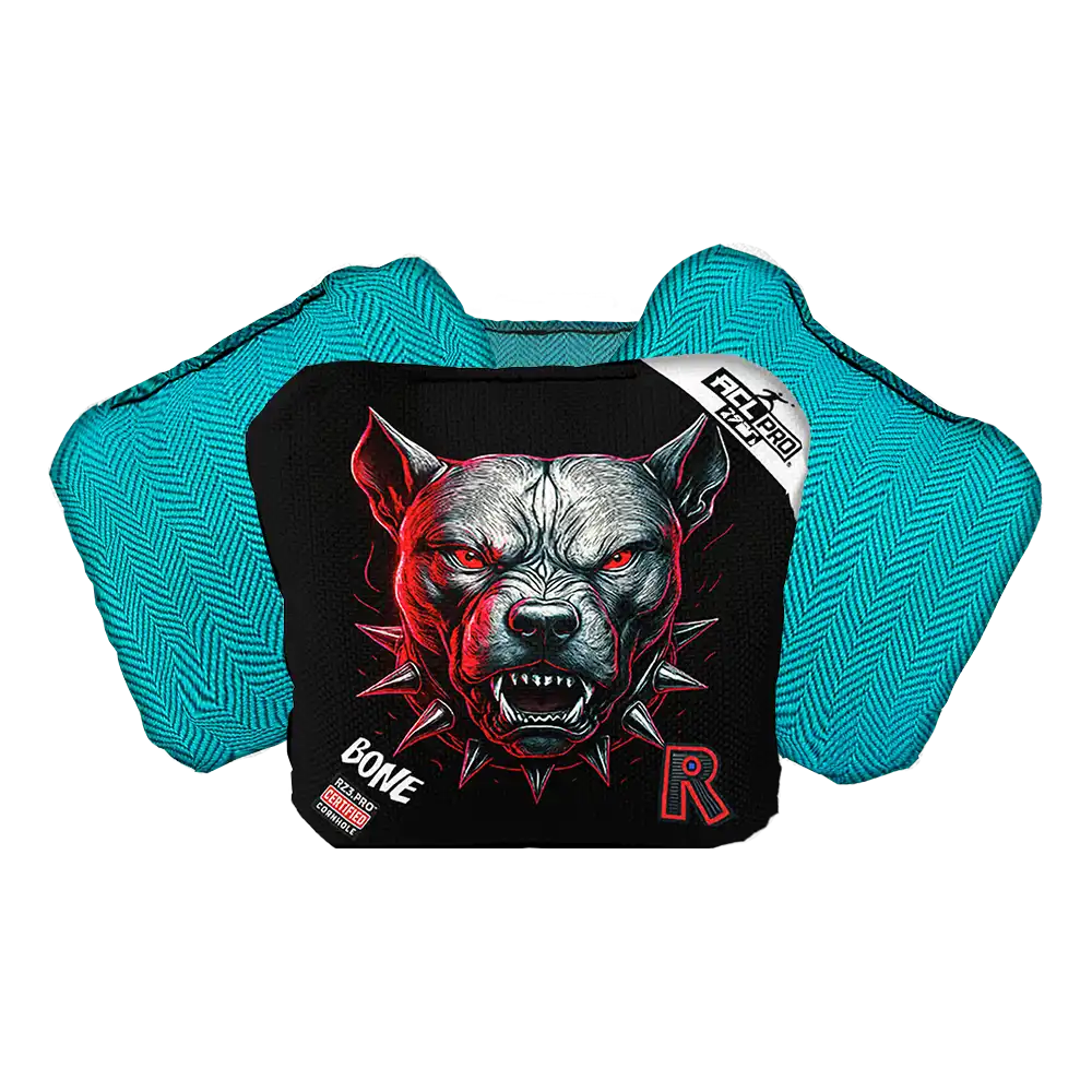 Bone | Pitbull Black Series | ACL PRO Razor Cornhole Bags