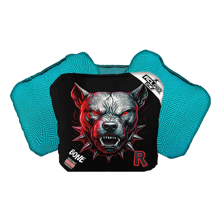 Bone | Pitbull Black Series | ACL PRO Razor Cornhole Bags