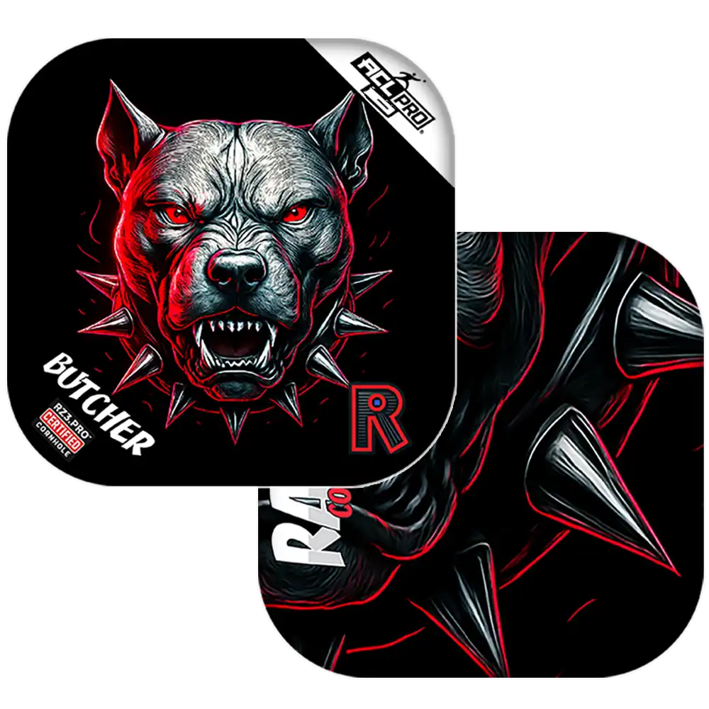 Butcher | Pitbull Black Series | ACL PRO Razor Cornhole Bags