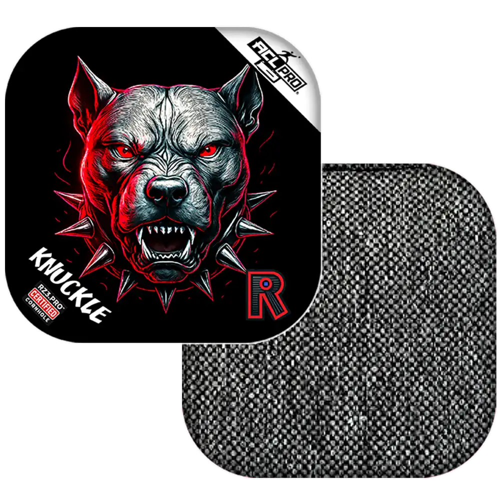 Knuckle | Pitbull Black Series | ACL PRO Razor Cornhole Bags