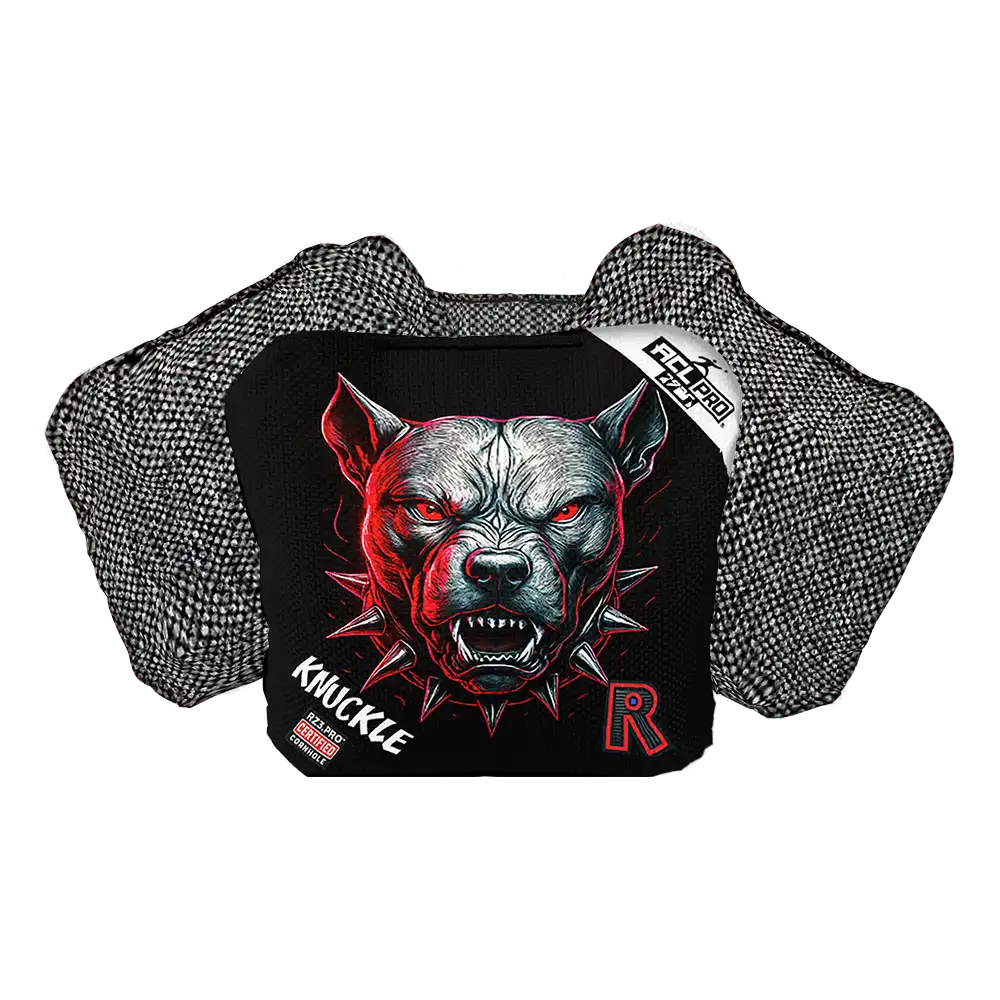 Knuckle | Pitbull Black Series | ACL PRO Razor Cornhole Bags