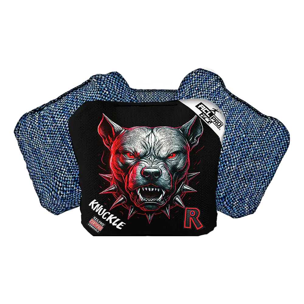 Knuckle | Pitbull Black Series | ACL PRO Razor Cornhole Bags