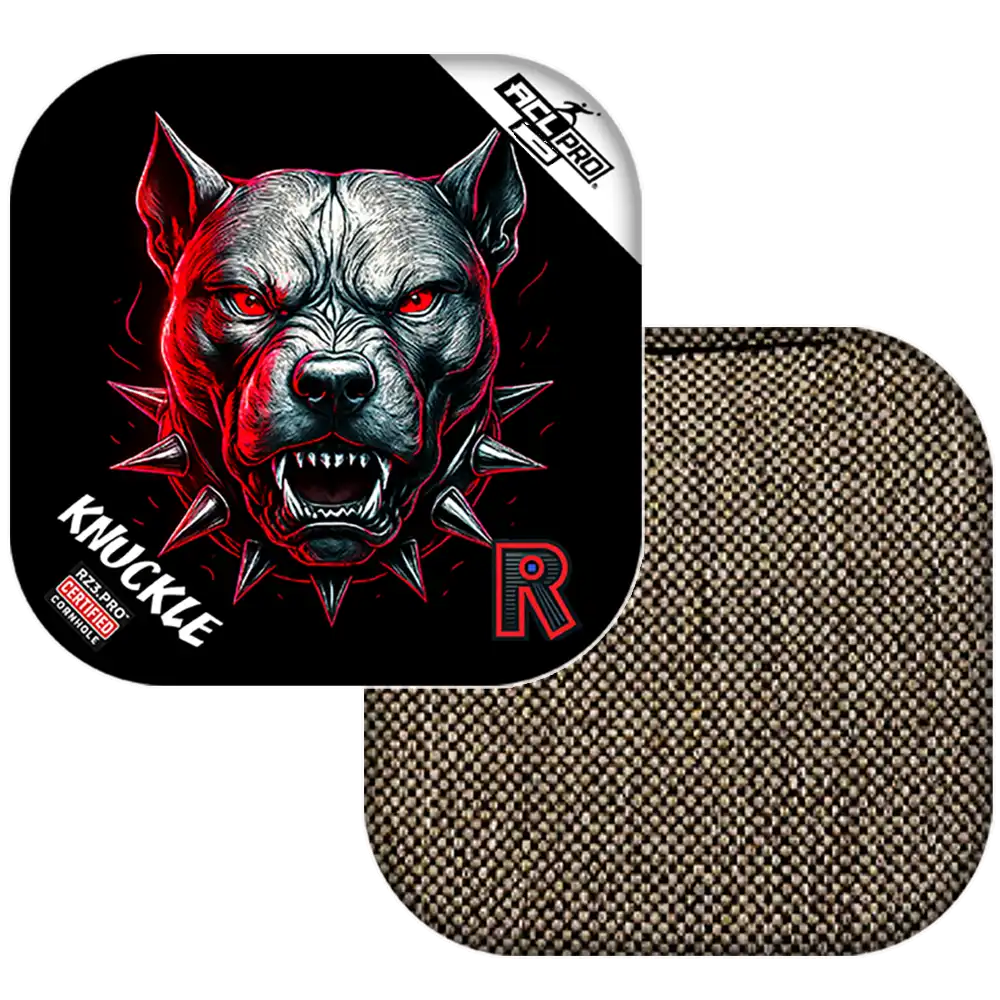 Knuckle | Pitbull Black Series | ACL PRO Razor Cornhole Bags