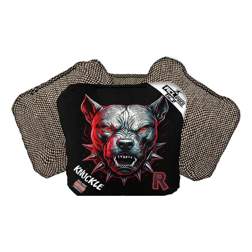 Knuckle | Pitbull Black Series | ACL PRO Razor Cornhole Bags