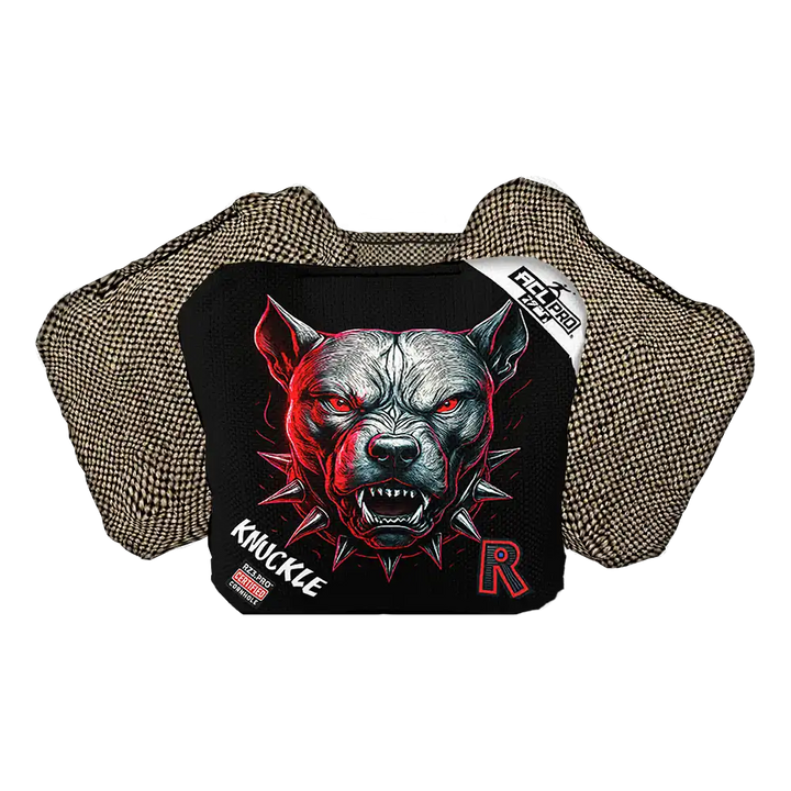 Knuckle | Pitbull Black Series | ACL PRO Razor Cornhole Bags