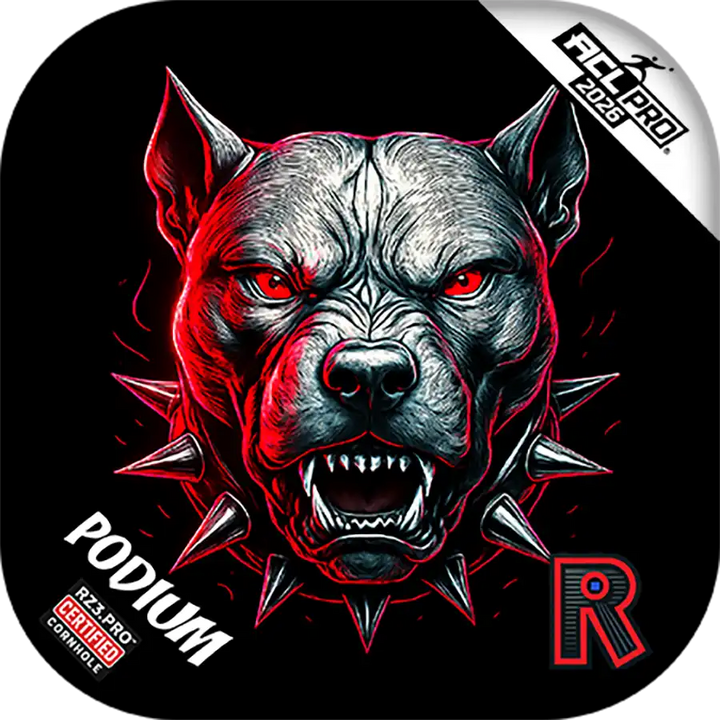 Podium | Pitbull Black Series | ACL PRO Razor Cornhole Bags