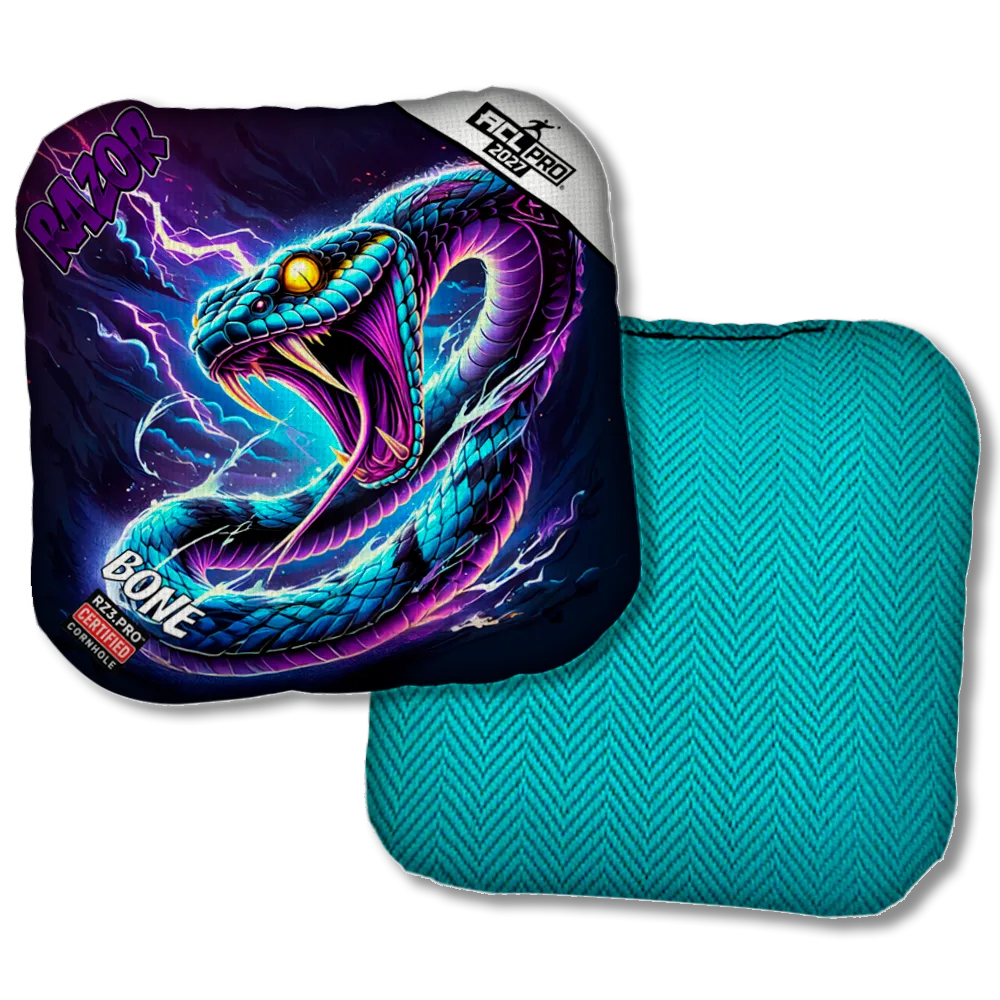 Bone PRO Pit Surge Purple Series Teal Back Product View