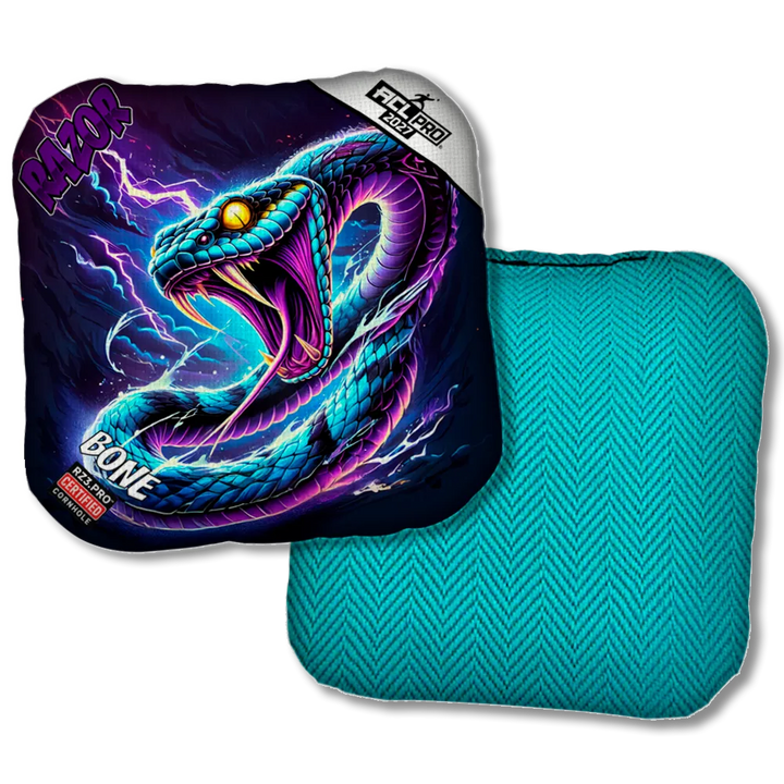 Bone PRO Pit Surge Purple Series Teal Back Product View