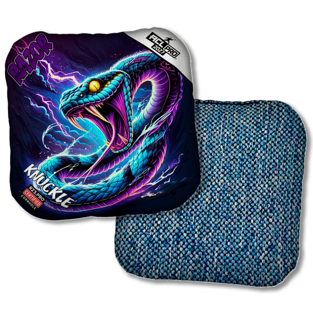 Knuckle PRO Pit Surge Purple Series Blue Back Product View