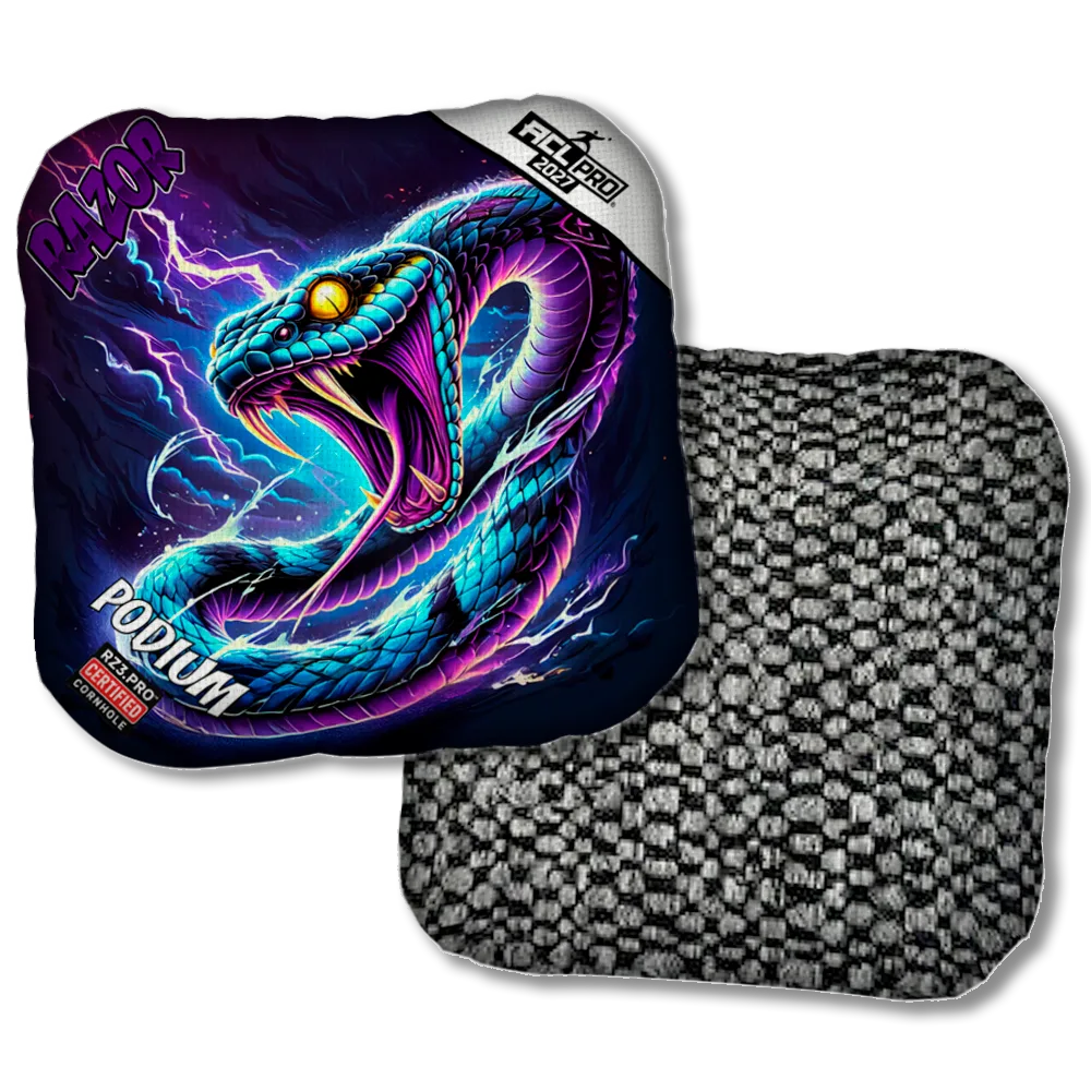 Podium PRO Pit Surge Purple Series Black Back Product View