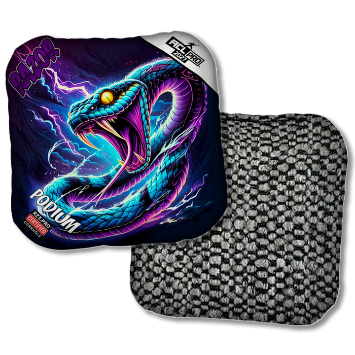 Podium PRO Pit Surge Purple Series Black Back Product View