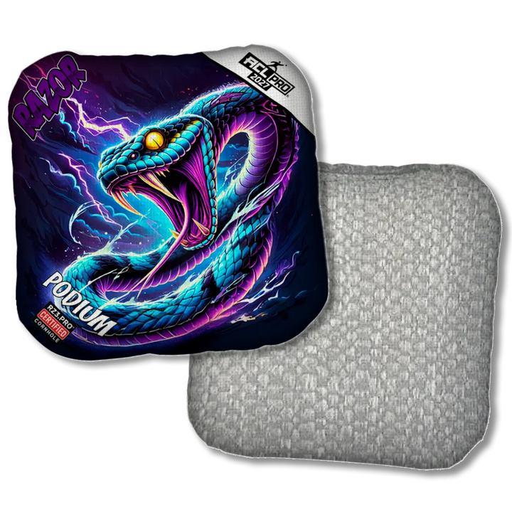 Podium PRO Pit Surge Purple Series Silver Back Product View