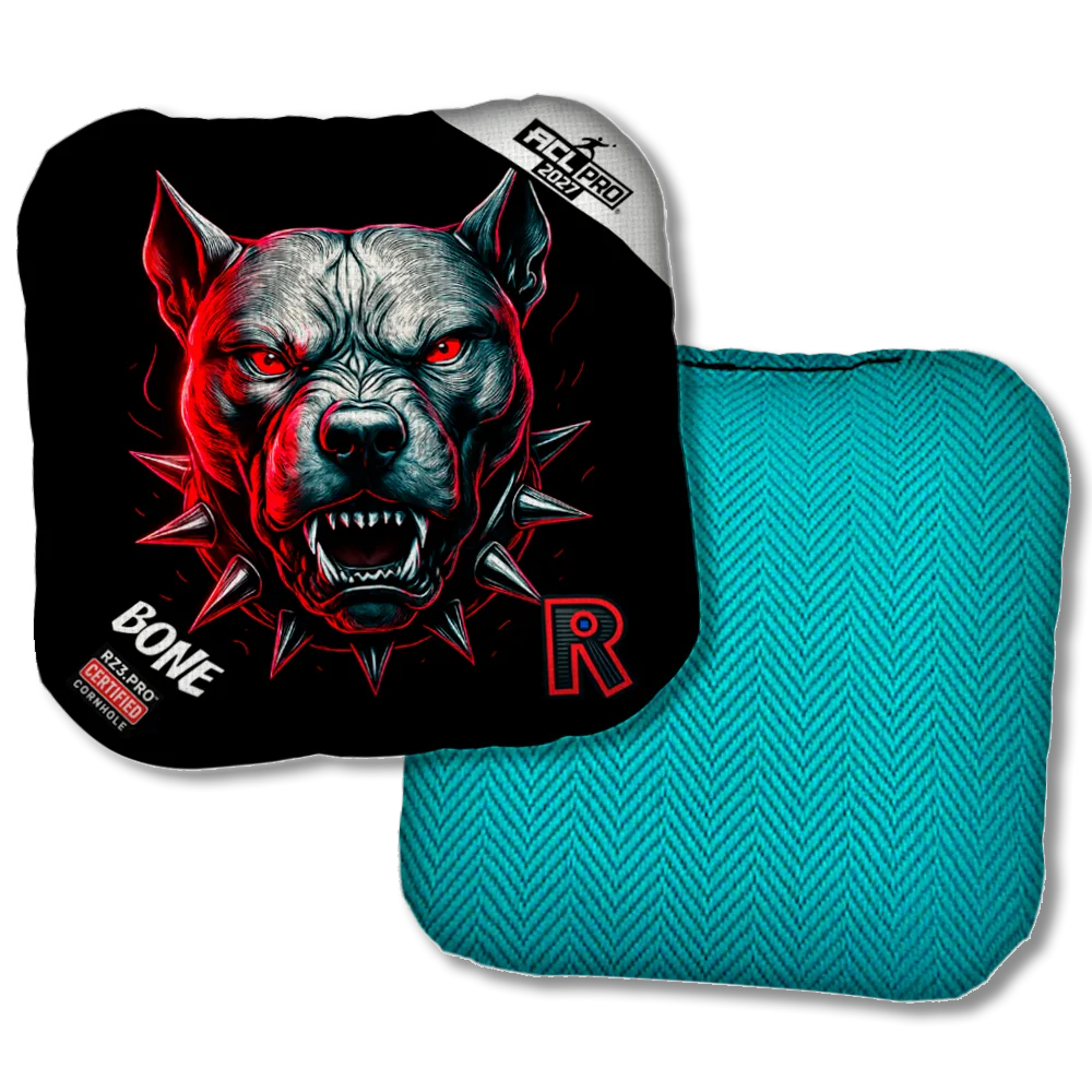 Bone PRO Pitbull Black Series Teal Back Product View