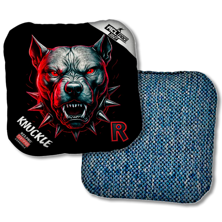 Knuckle PRO Pitbull Black Series Blue Back Product View