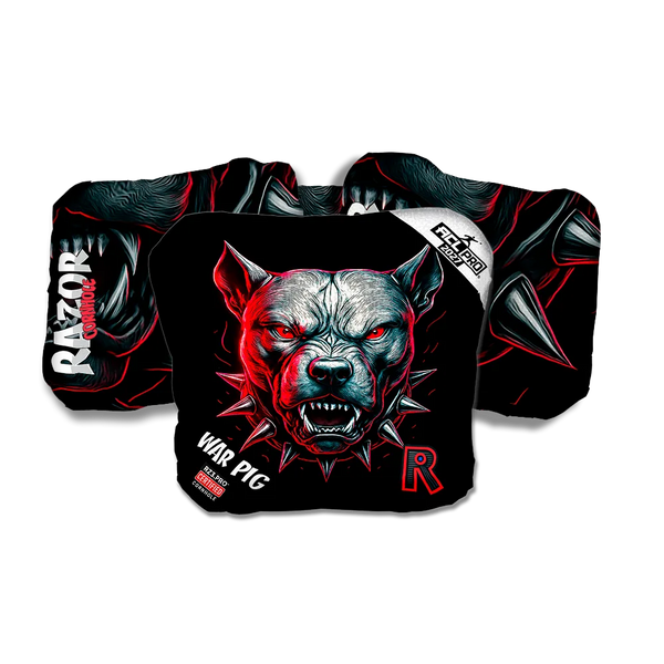 War Pig PRO Pitbull Black Series Cornhole Bags
