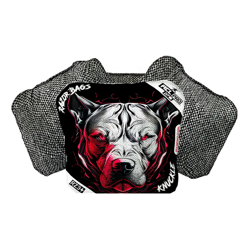 Knuckle | Pitbull Black Series | ACL PRO Razor Cornhole Bags