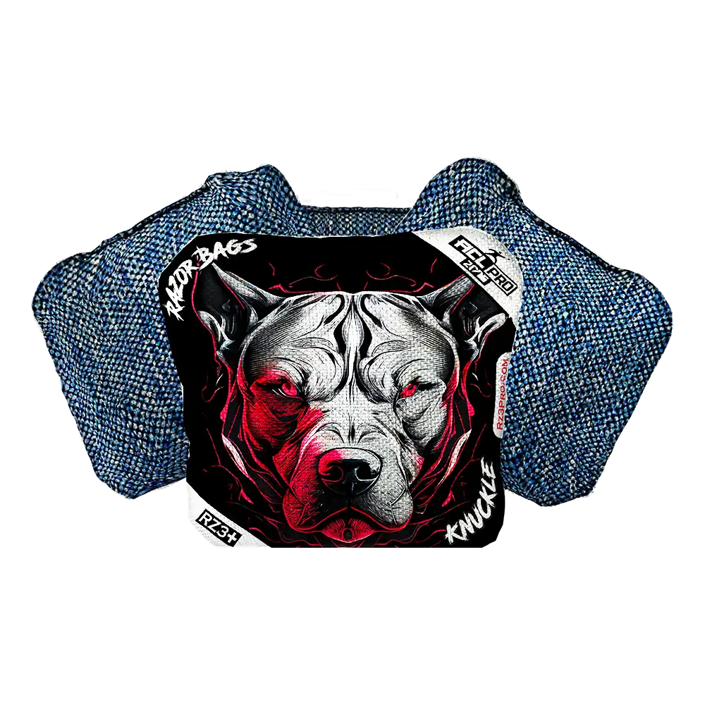 Knuckle | Pitbull Black Series | ACL PRO Razor Cornhole Bags