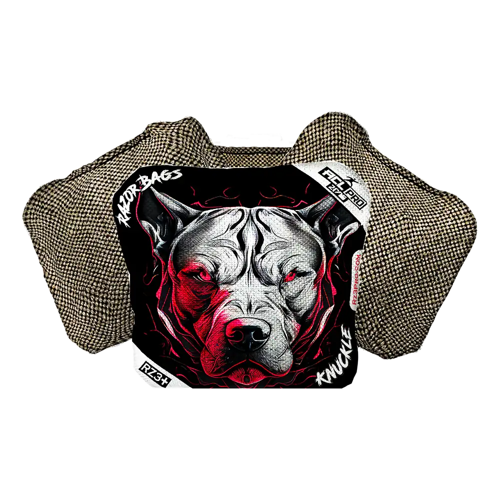 Knuckle | Pitbull Black Series | ACL PRO Razor Cornhole Bags