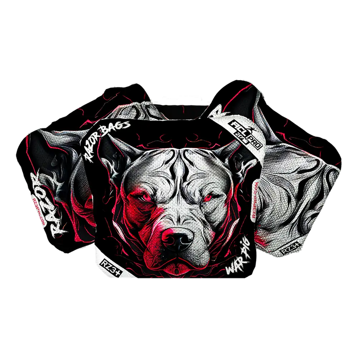 War Pig | Pitbull Black Series | ACL PRO Razor Cornhole Bags