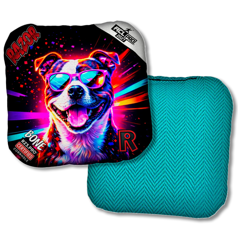 Bone PRO Pitty Party Animals Teal Back Product View