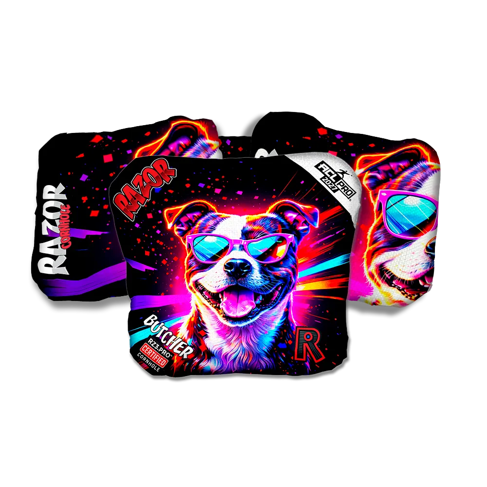 Butcher PRO Pitty Party Animals Cornhole Bags