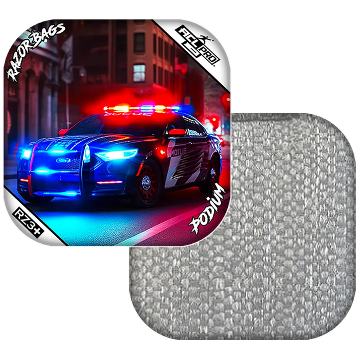Podium | Hero Police | ACL PRO Razor Cornhole Bags
