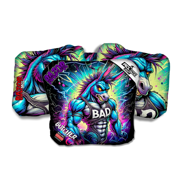 Butcher PRO Power Jack Purple Series Cornhole Bags