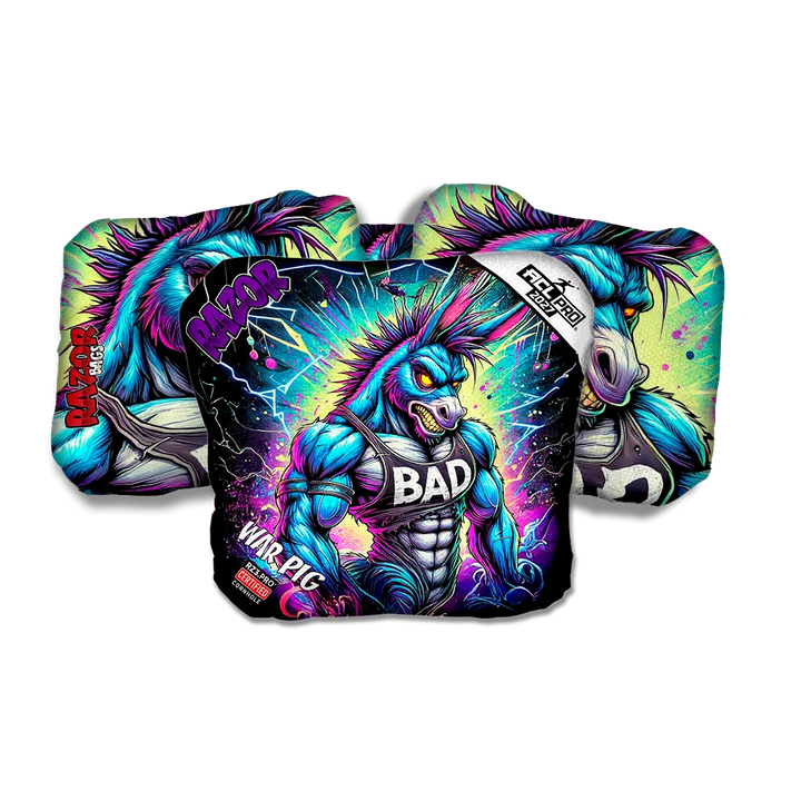 War Pig PRO Power Jack Purple Series Cornhole Bags