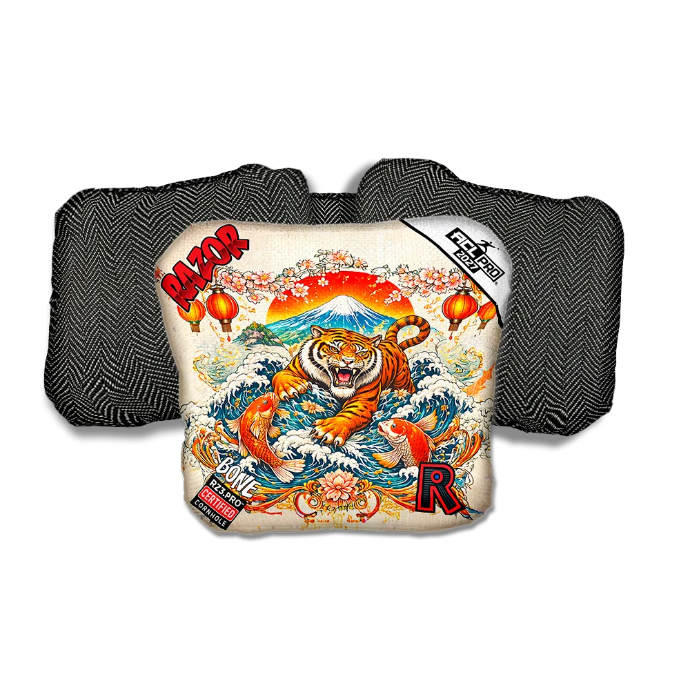 Bone PRO Prosperity Black Back Cornhole Bags
