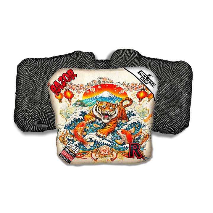 Bone PRO Prosperity Black Back Cornhole Bags
