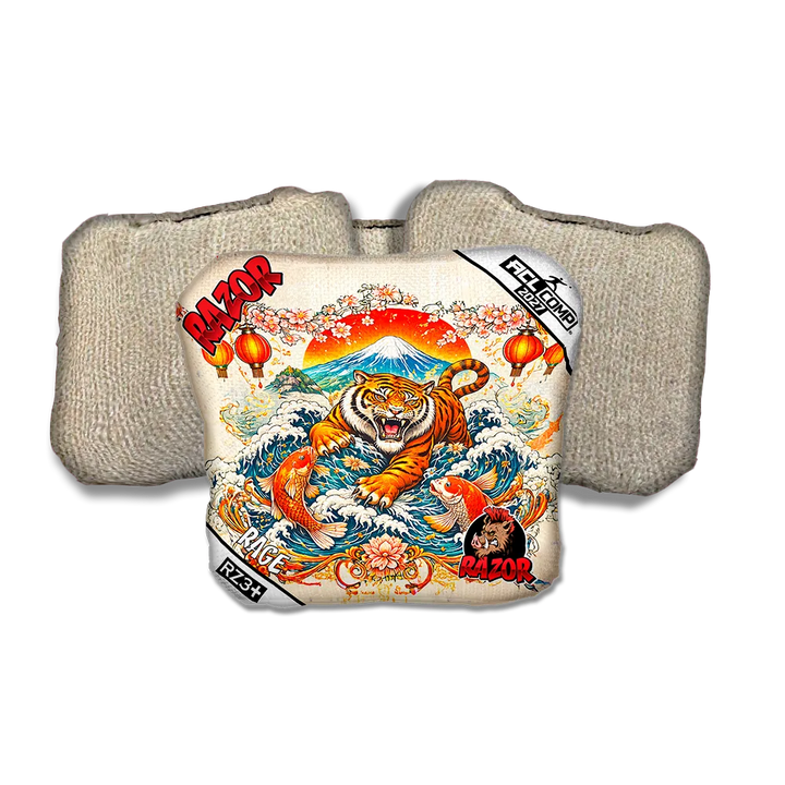 Rage COMP Prosperity Tan Back Cornhole Bags