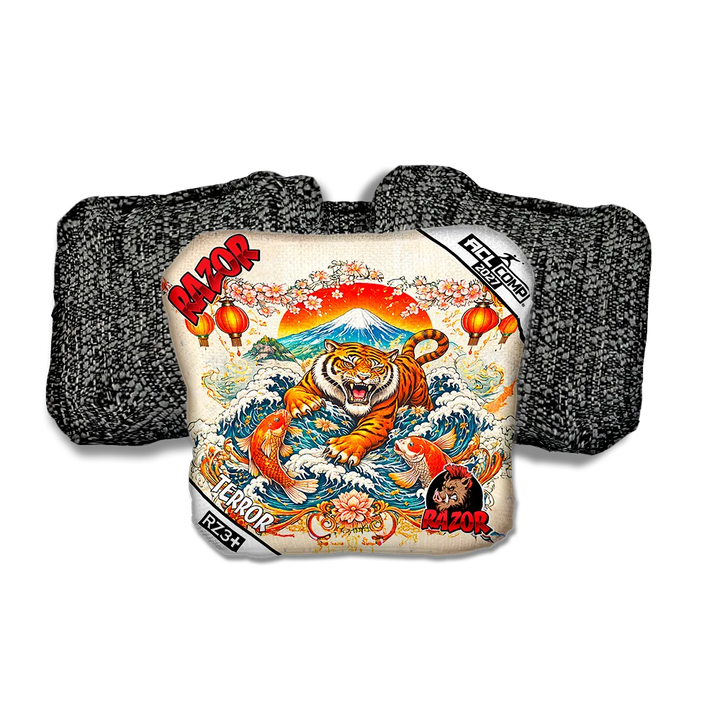 Terror COMP Prosperity Black Back Cornhole Bags