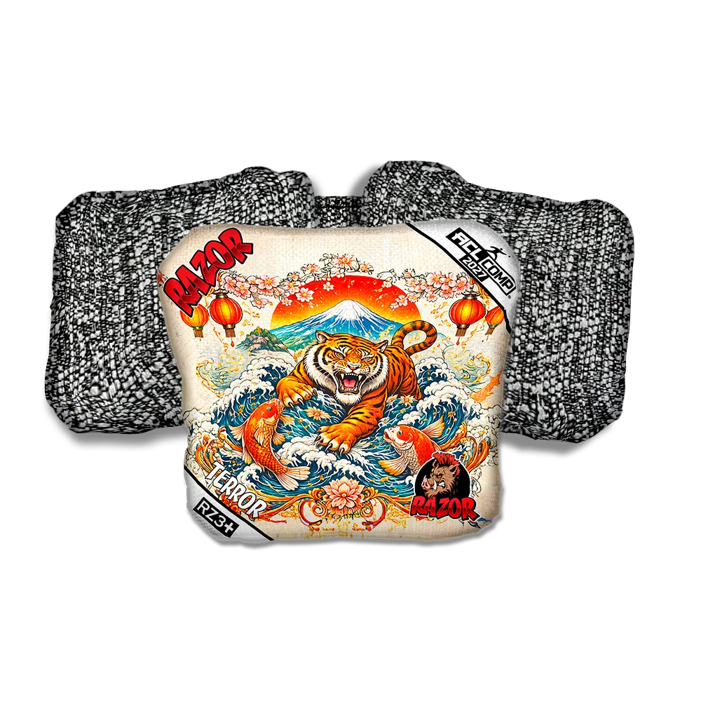 Terror COMP Prosperity Salt Pepper Back Cornhole Bags