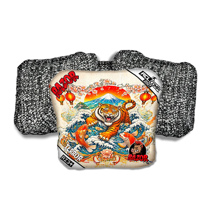 Terror COMP Prosperity Salt Pepper Back Cornhole Bags
