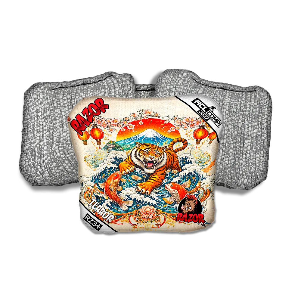 Terror COMP Prosperity Silver Back Cornhole Bags