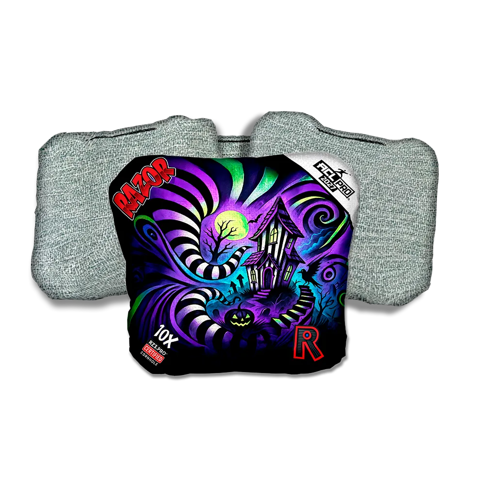 10 X PRO Psycho Path Light Back Cornhole Bags