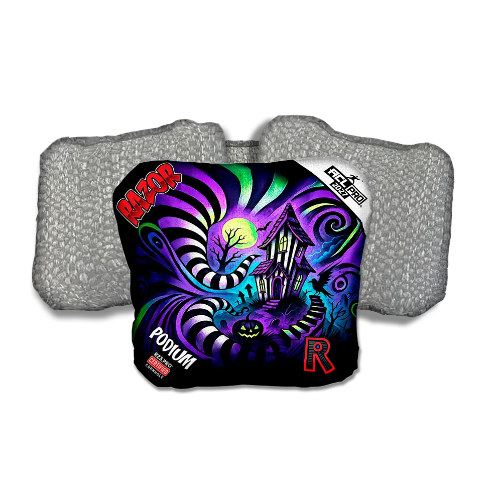 Podium PRO Psycho Path Silver Back Cornhole Bags
