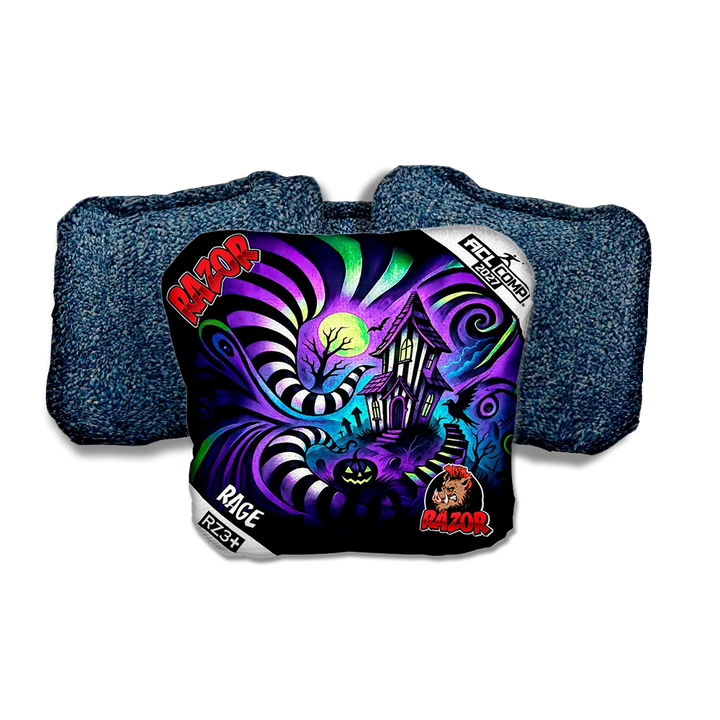 Rage COMP Psycho Path Blue Back Cornhole Bags