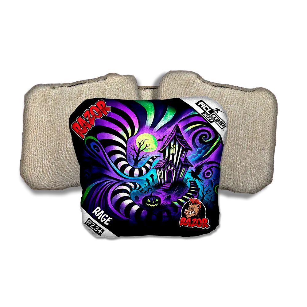 Rage COMP Psycho Path Tan Back Cornhole Bags