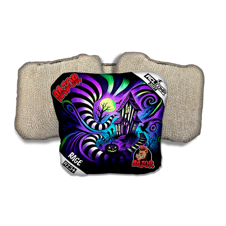 Rage COMP Psycho Path Tan Back Cornhole Bags