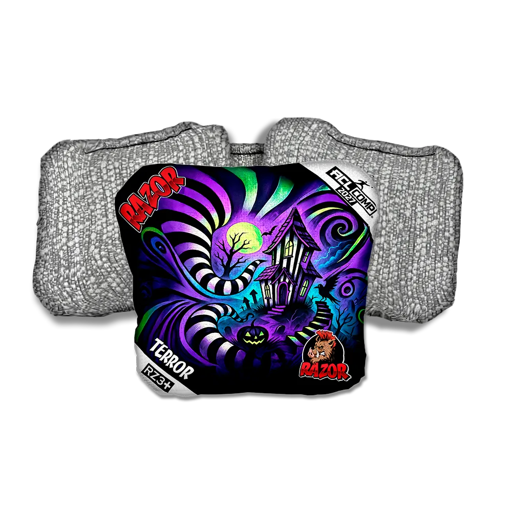 Terror COMP Psycho Path Silver Back Cornhole Bags